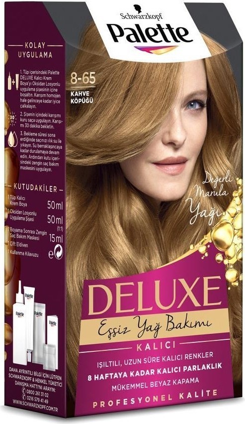 Palette Deluxe 8-65 Kahve Köpüğü Saç Boyası