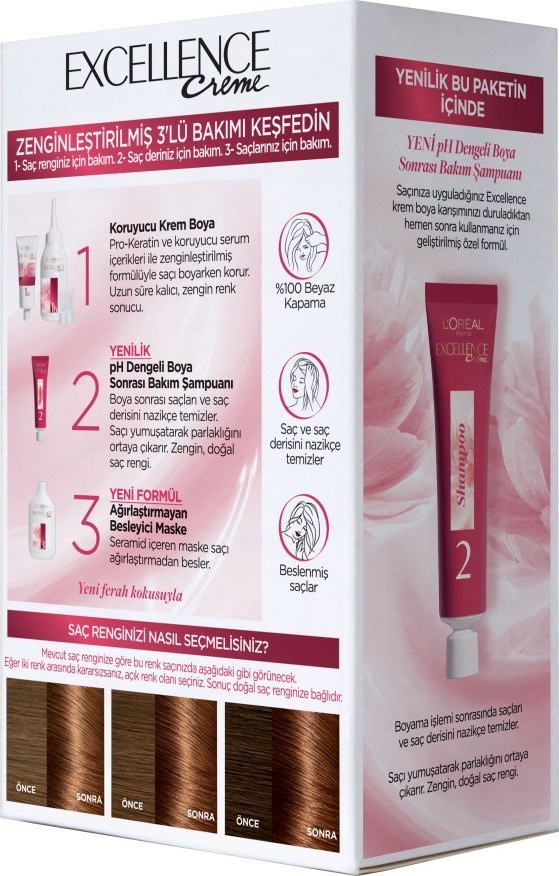L'Oréal Paris Excellence Creme Saç Boyası - 6.35 Çikolata Kahve