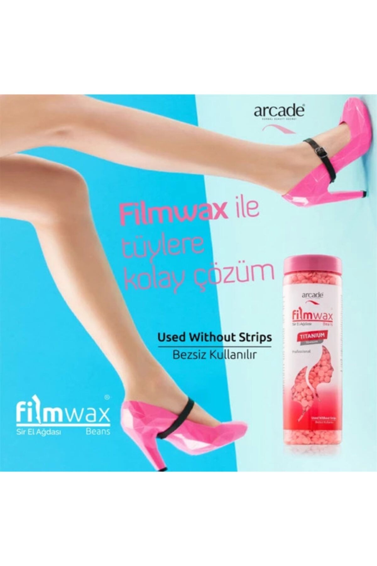 Filmwax Boncuklu Sir El Ağdası 400 Gr Titanium Pudralı