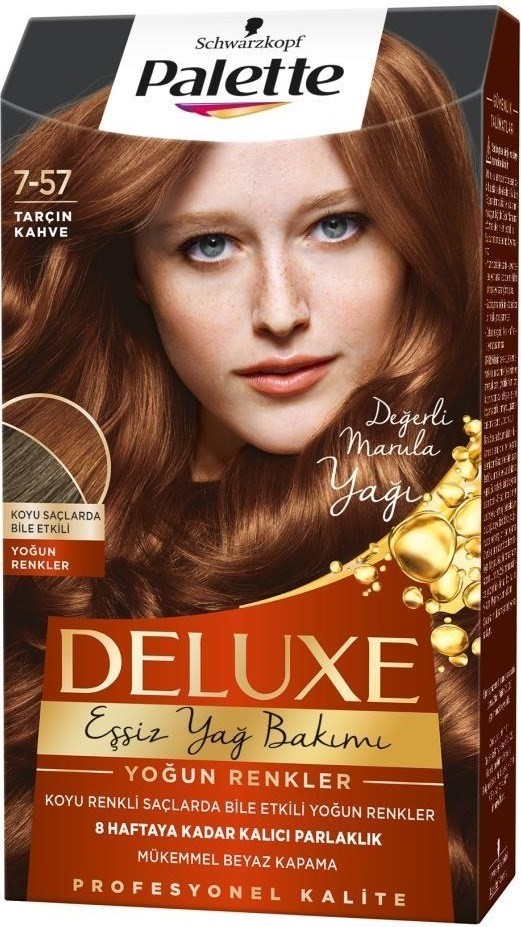 Palette Deluxe Yoğun Renkler 7-57 Tarçin Kahve Saç Boyası