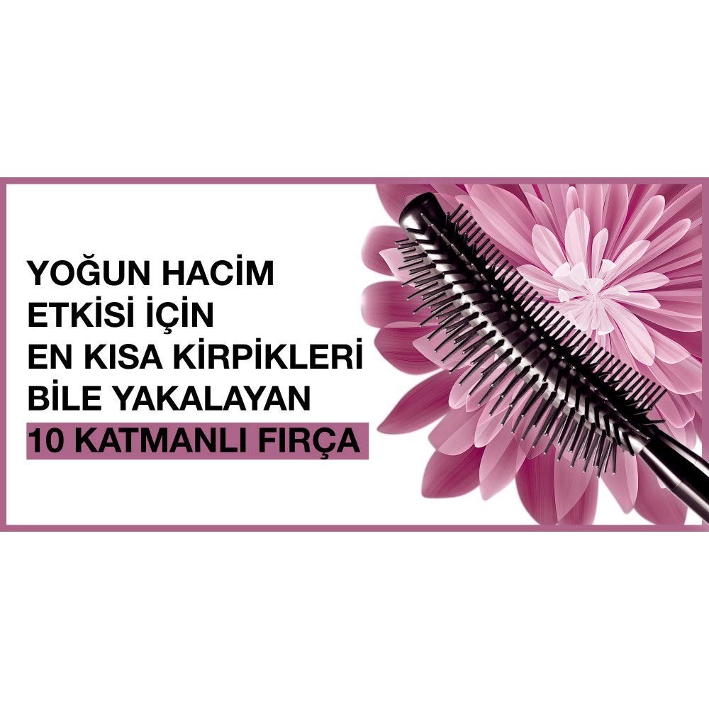 Maybelline New York Lash Sensational Yelpaze Etkili Siyah Maskara 1 Paket (1 x 9.5 ml)