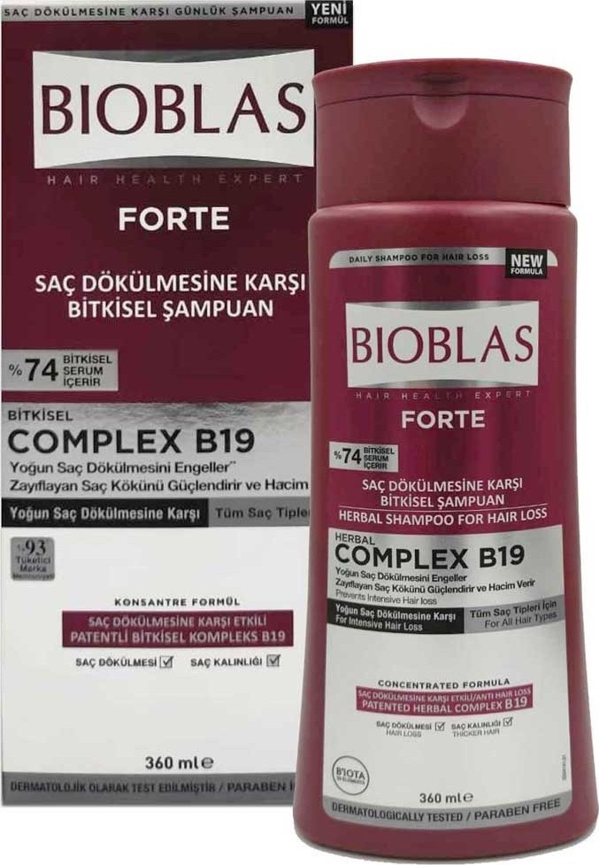 Bioblas Forte Saç Dökülmesine Karşı Bitkisel Şampuan 360 ml