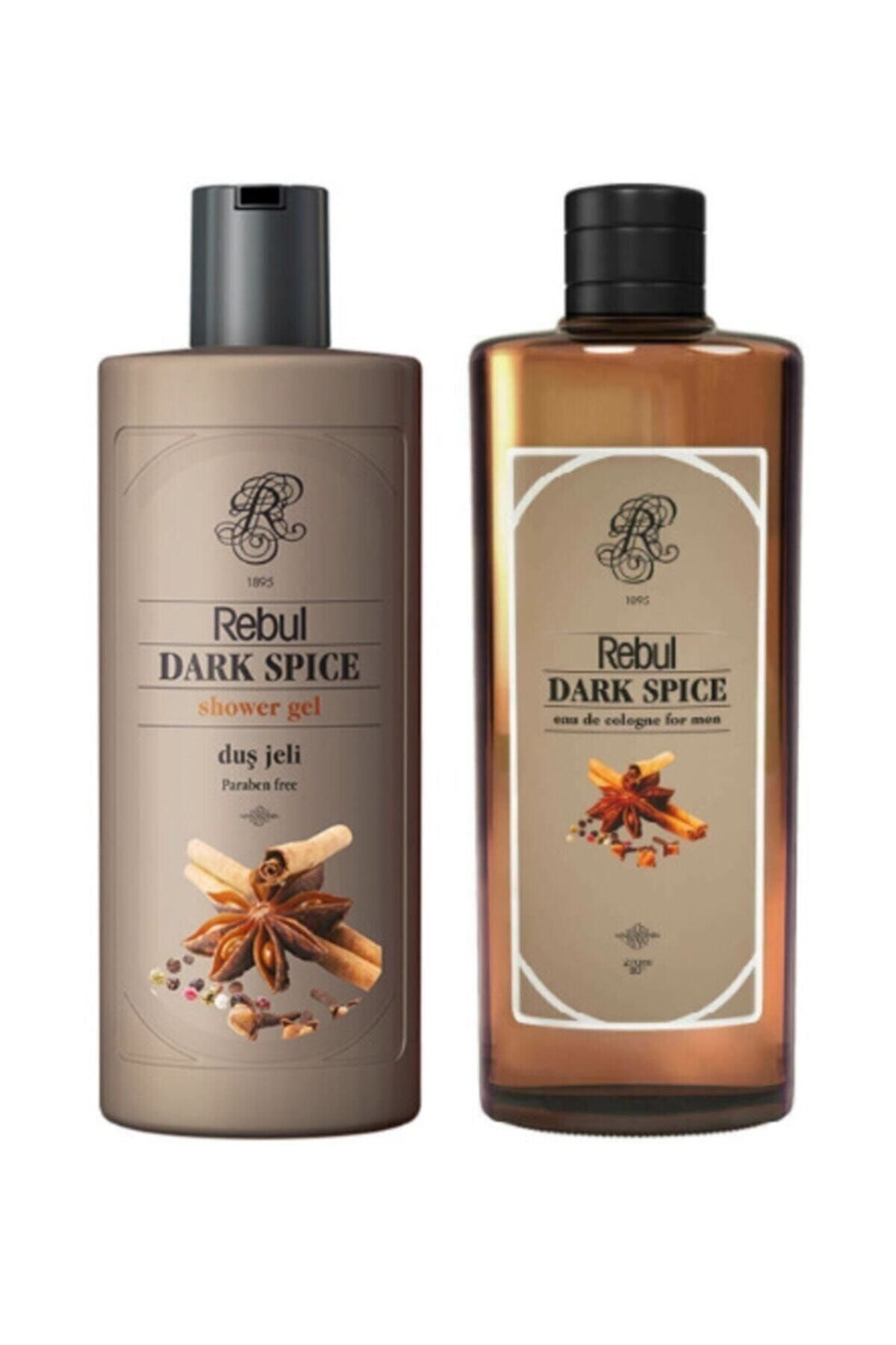 Dark Spıce 250 ml Kolonya 500 ml Duş Jeli 2'li Set