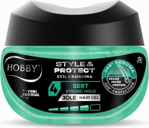 Hobby Saç Jölesi Style Protect Sert Tutuş 400 ml