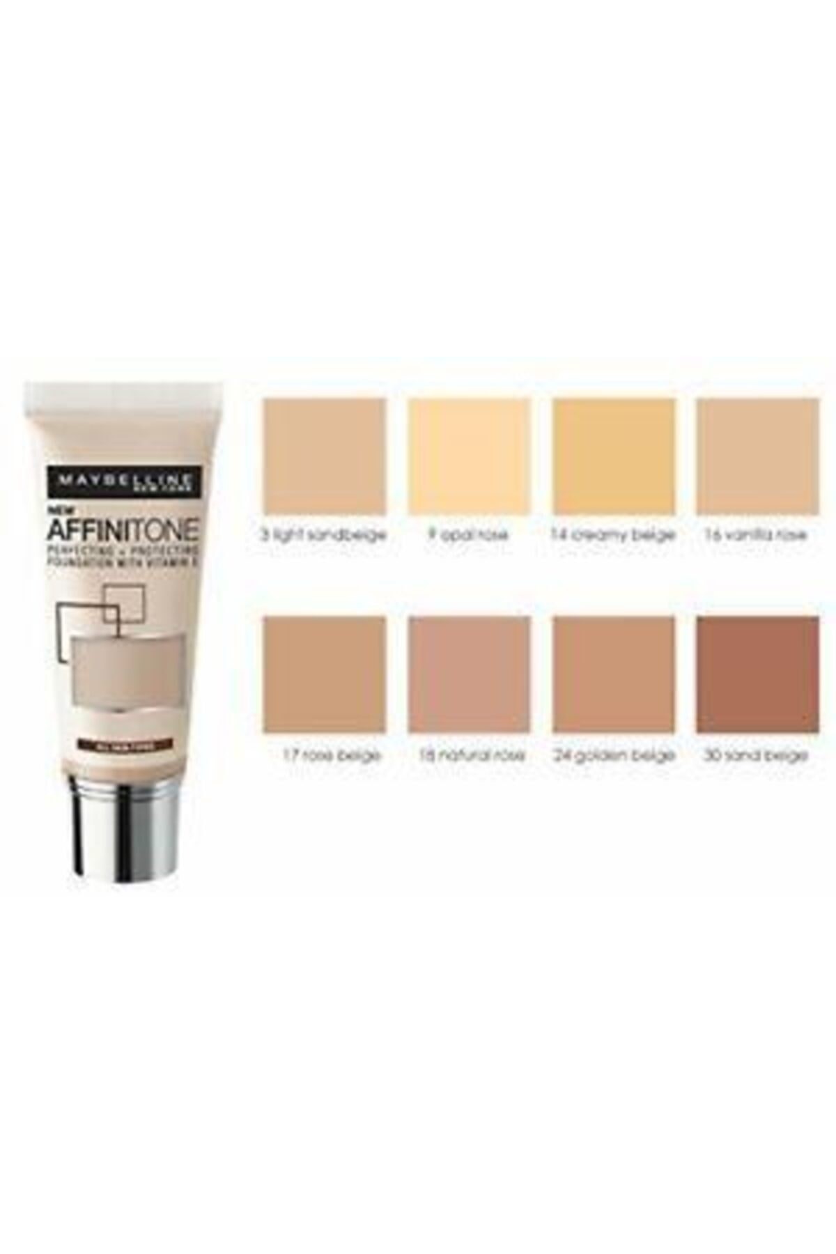  Maybelline New York Affinitone Fondöten 24 Golden Beige (30 ml)