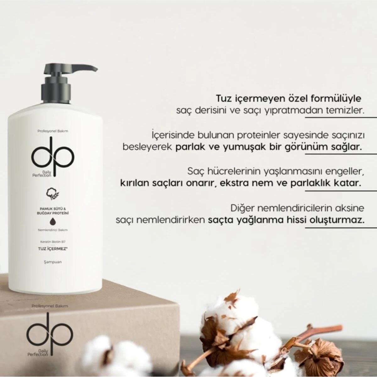 Daily Perfection Pamuk Sütü Buğday Şampuan 500ML