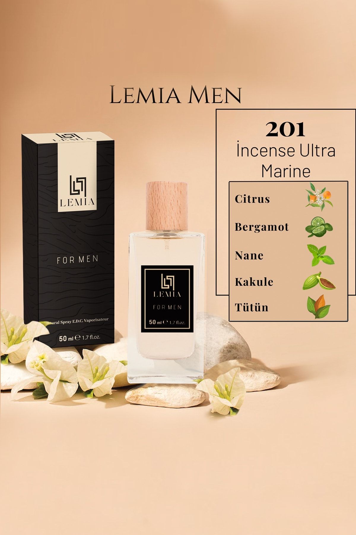 201 Ultra Sence Marine Erkek Edc 50ml
