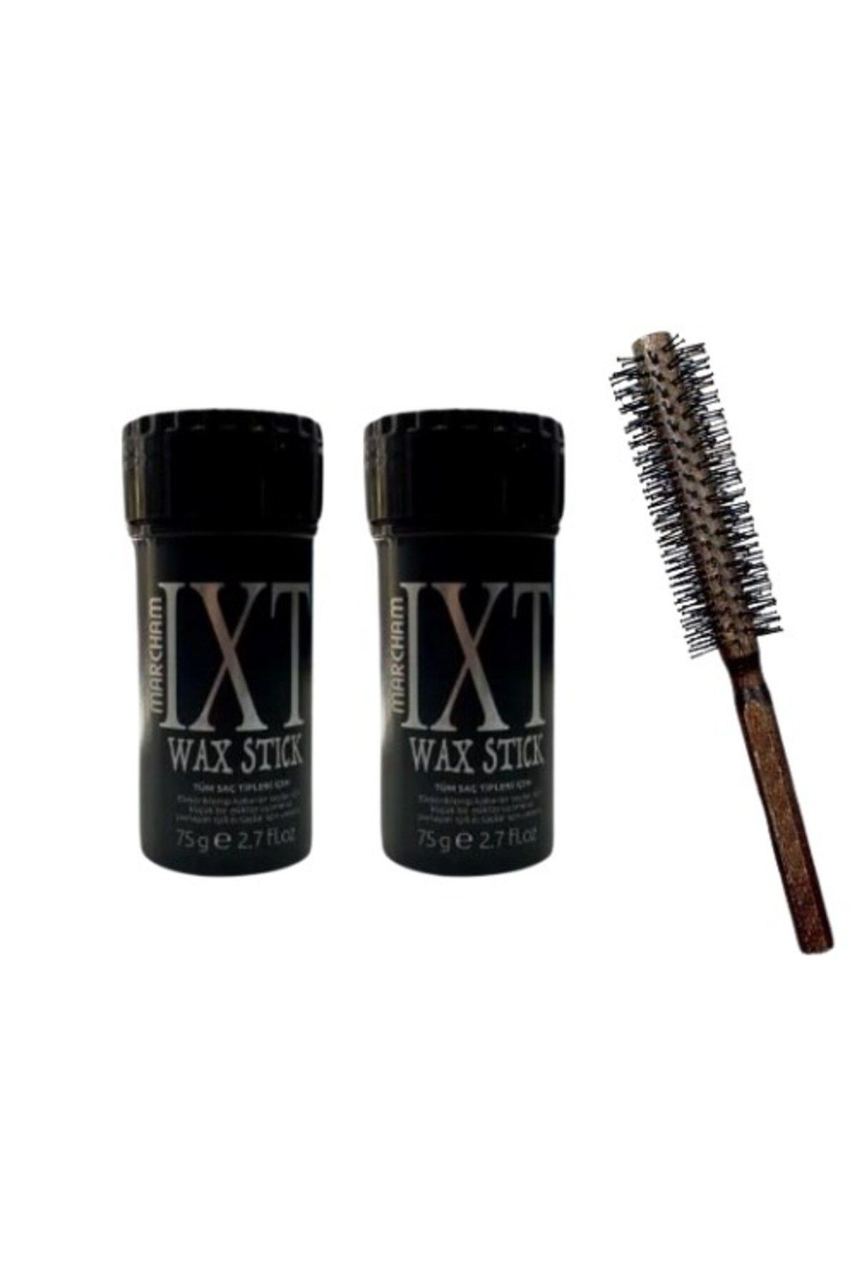 Saç Şekillendirici Stick Wax For Men Özel Fön Fırçalı Set