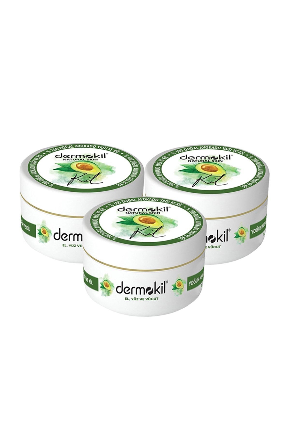 Yüz, Vücut Ve Doğal El Kremi Avokado 300 Ml X 3 Adet