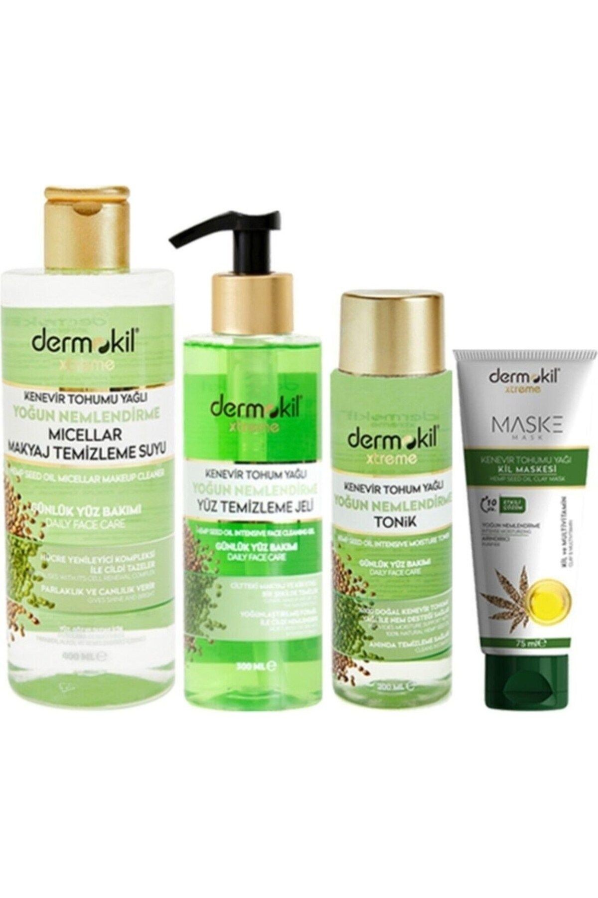 Maske 75 Ml+  Micellar 300 Ml+  Tonik 200 Ml+  Yüz Temizlem