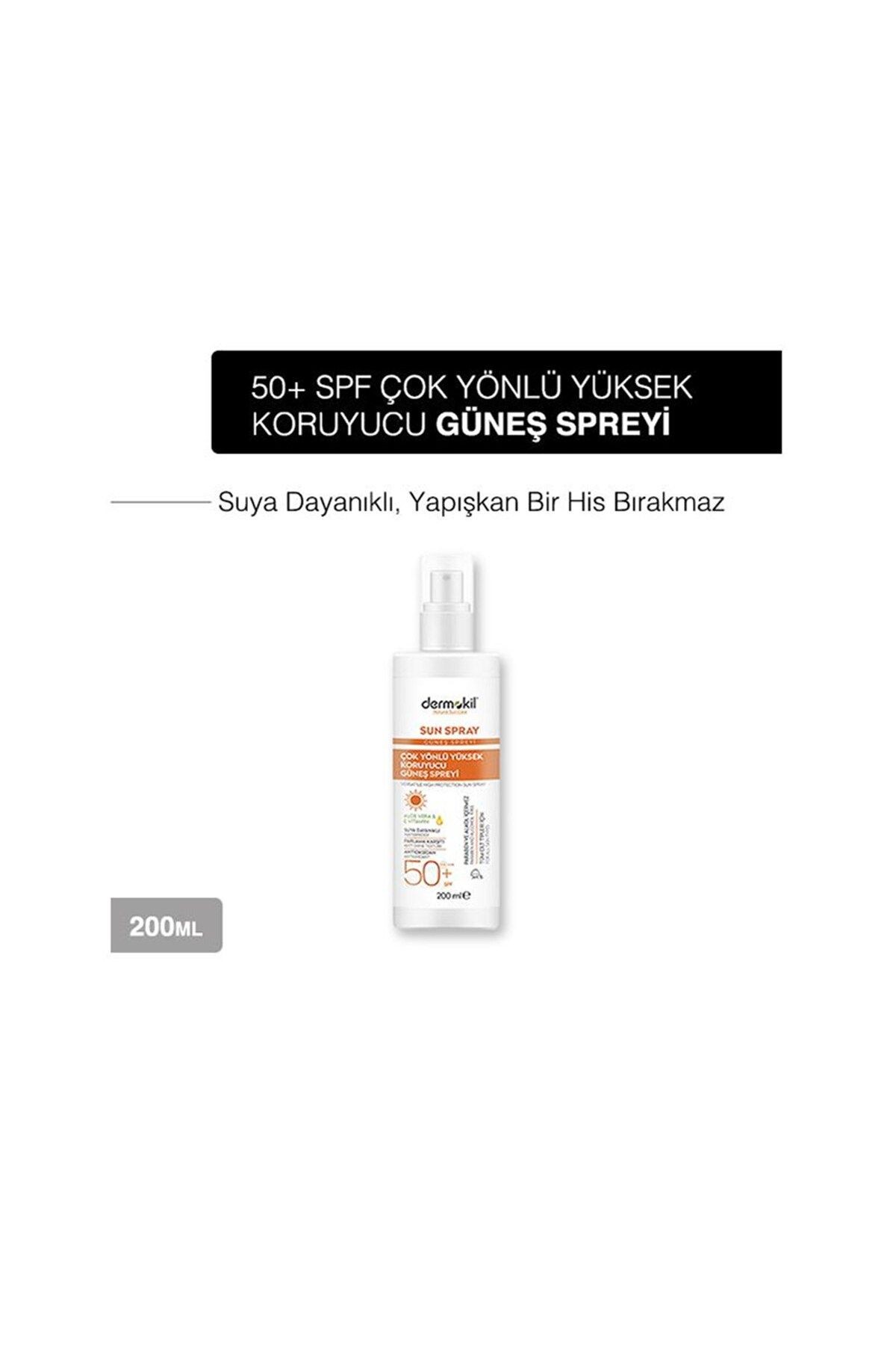 Sun Sprey Çok Yönlü Yüksek Koruyucu Güneş Spreyi 50 SPF 200 ml