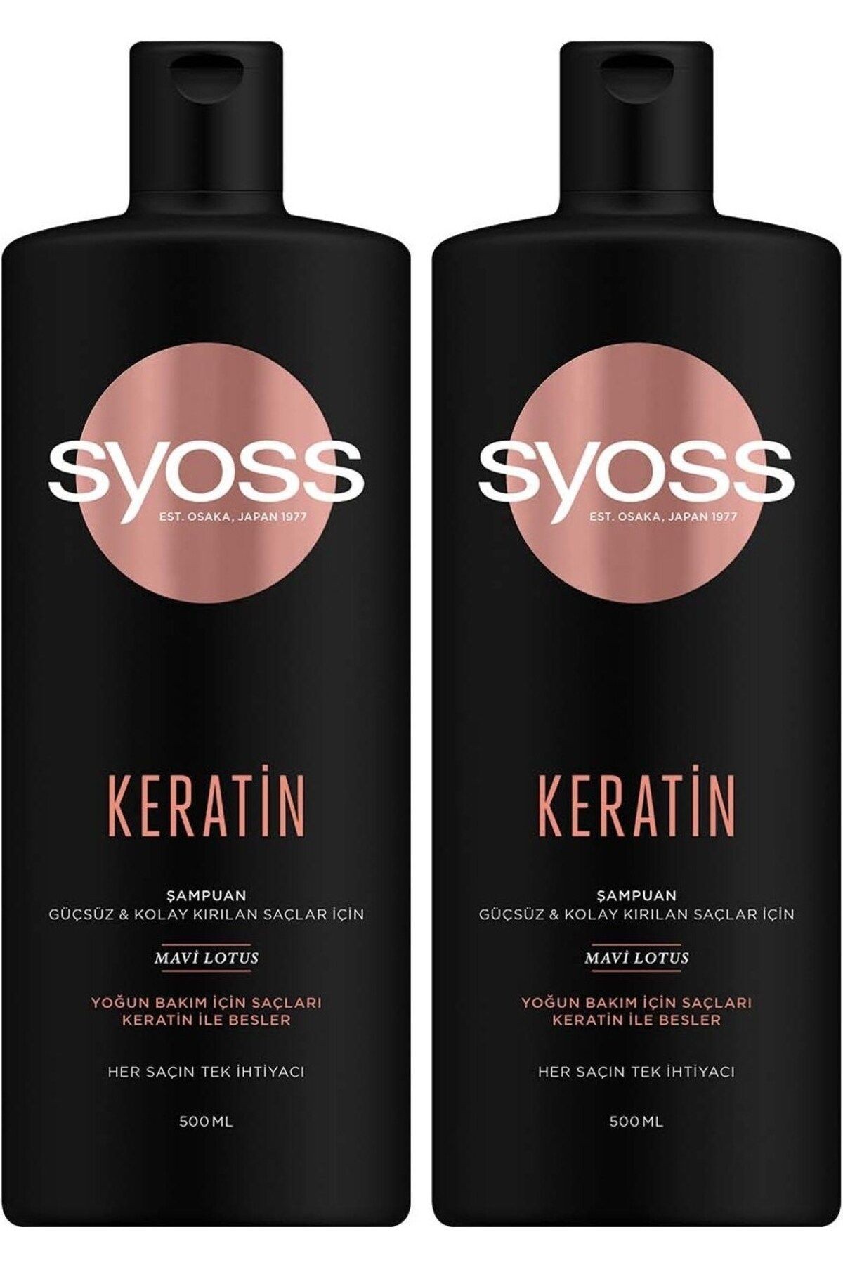 Keratin Mükemmelliği Şampuan 500 Ml X 2 Adet