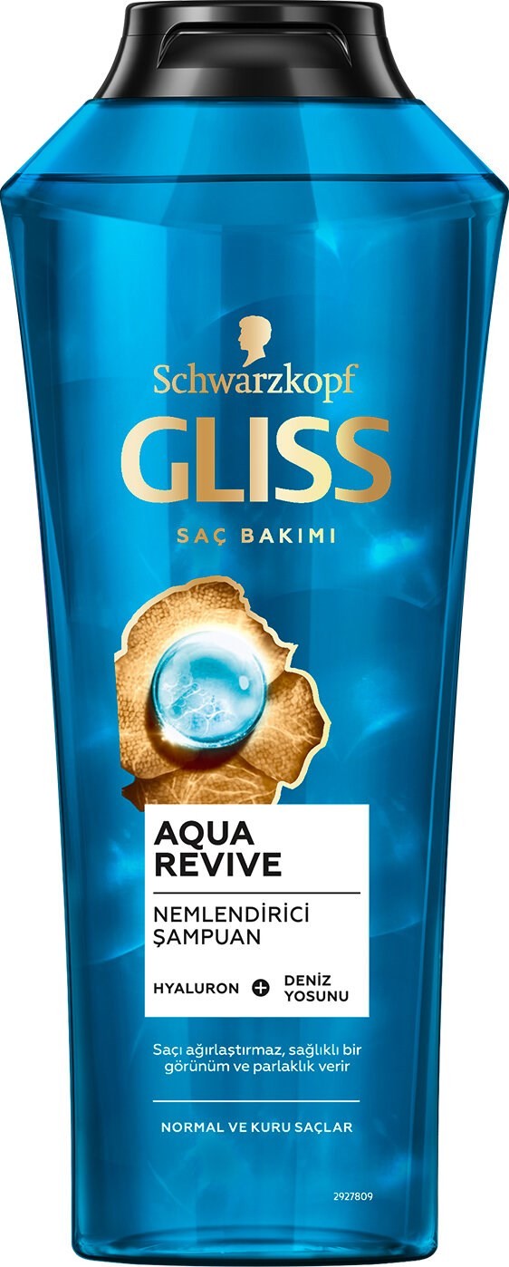 Gliss Aqua Revive Hyaluron ve Deniz Yosunu içeren Nemlendirici Şampuan 500ml