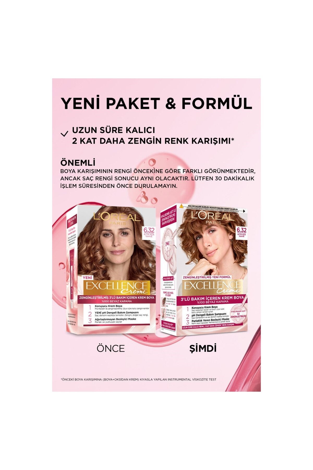 L'Oreal Paris Creme Saç Boyası 6.32 Altın Açık Kahve