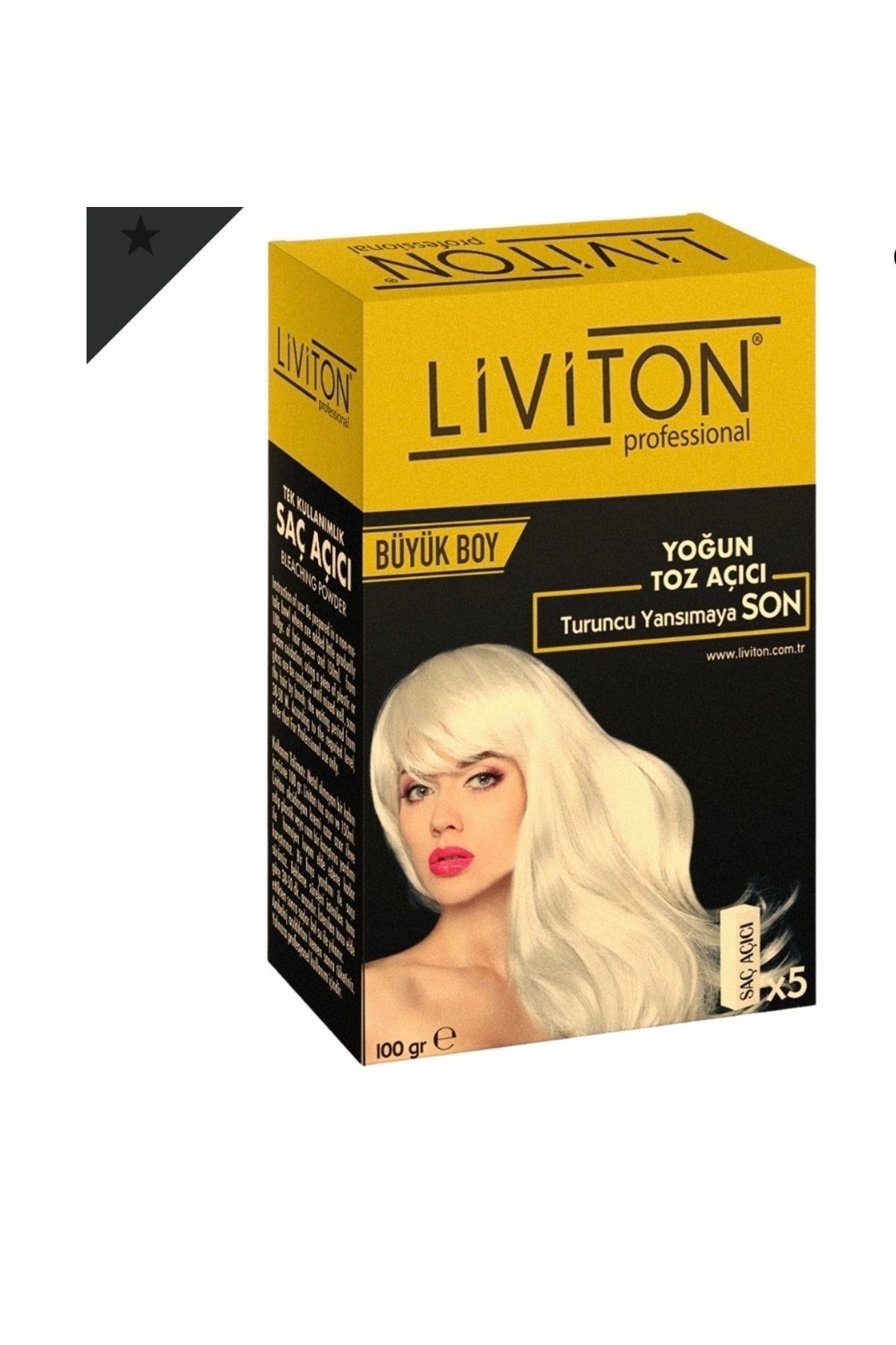 Liviton Saç Renk Açıçı 100 Gr Oryal +150 Ml Oksidan Liviton