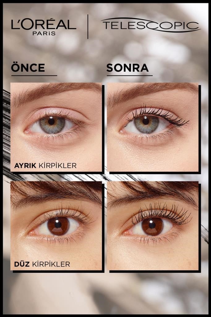 L'Oreal Paris Telescopic Carbon Black Maskara Siyah