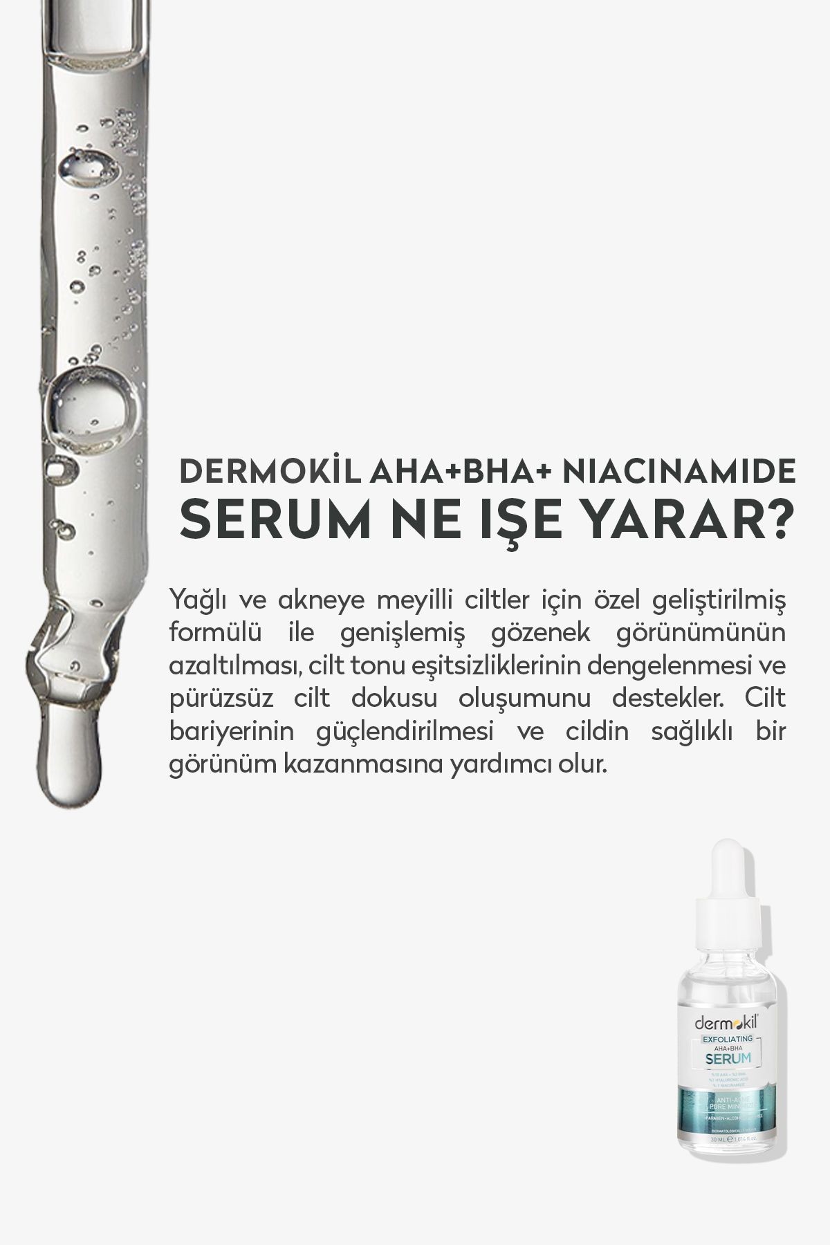 Exfoliating Aha Bha Niacinamide Serum 30 ml