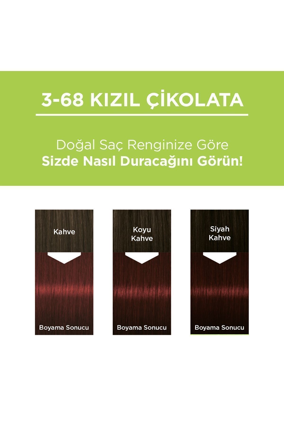 Kalıcı Doğal Renkler 3-68 Kızıl Çikolata