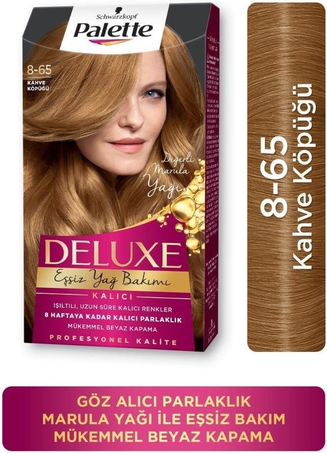 Palette Deluxe 8-65 Kahve Köpüğü Saç Boyası
