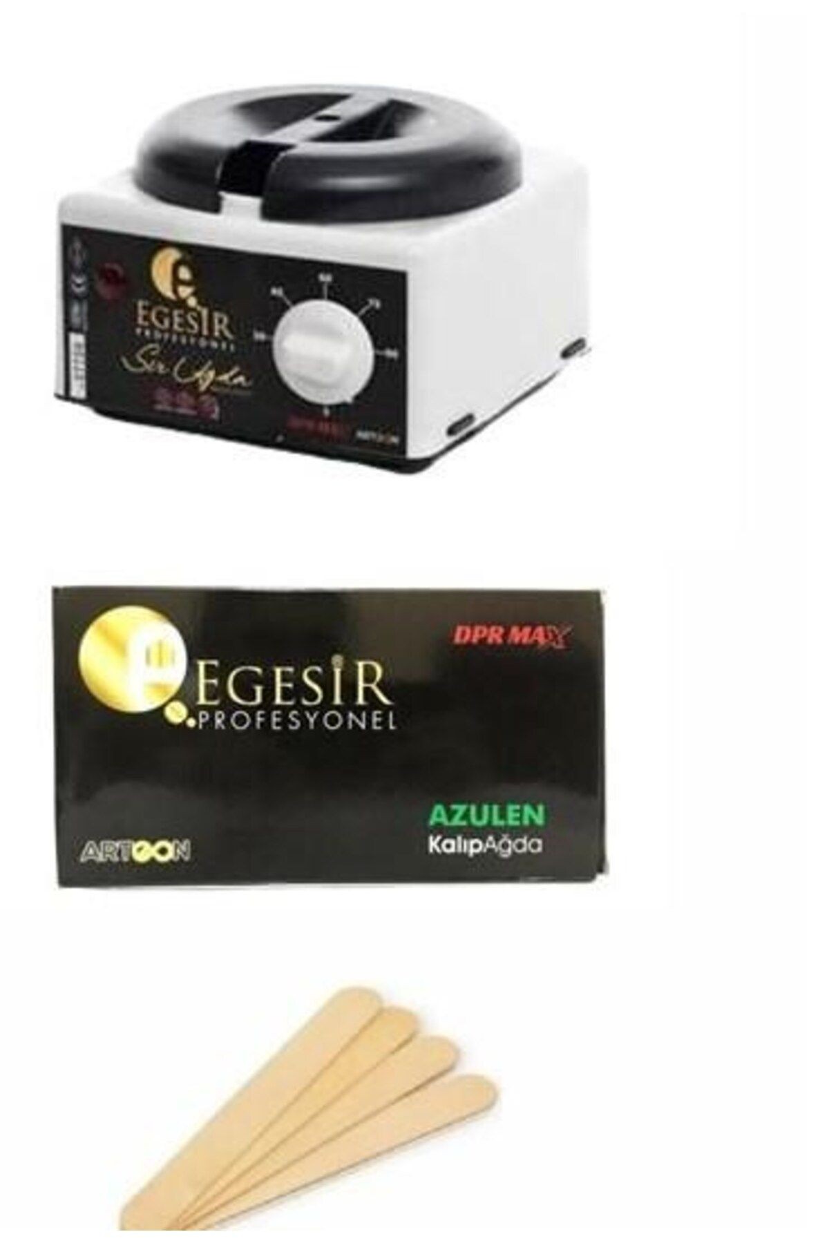 Ağda Makinası Ege Sir Azulen Kalıp Ağda 400 ML Spatula