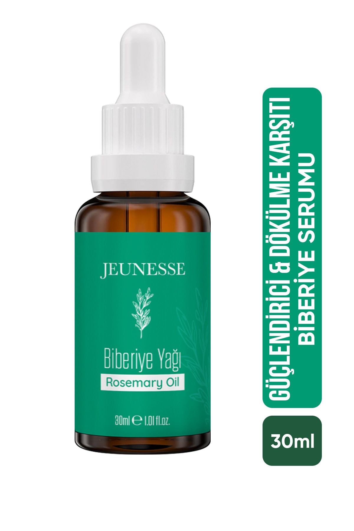 Biberiye Yağı Dökülme Karşıtı Hızlı Uzatma Etkili Saç Bakım Serumu | Rosemary Oil 30 ml