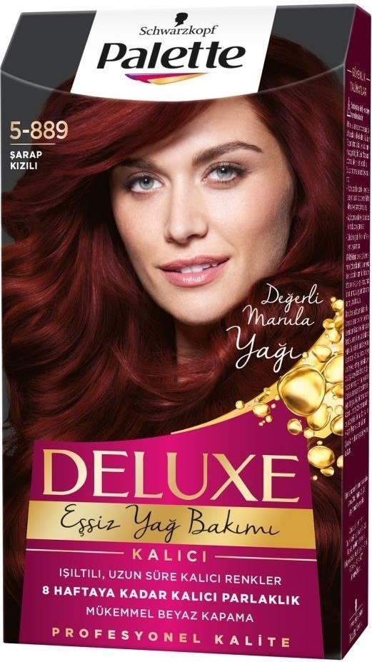  Palette Deluxe 5-889 Şarap Kızılı Kadın Saç Boyası