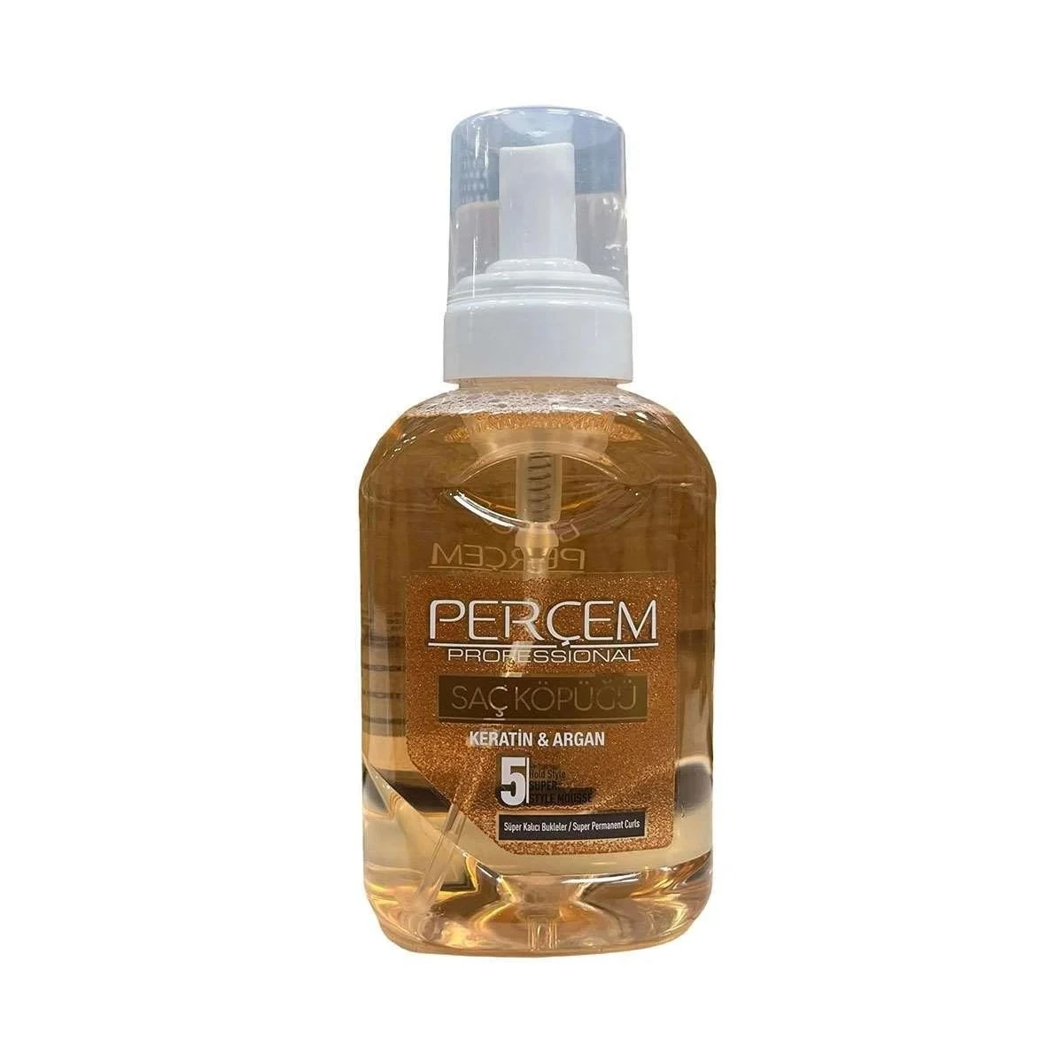 Perçem Saç Köpüğü 500 ml Keratin ve Argan