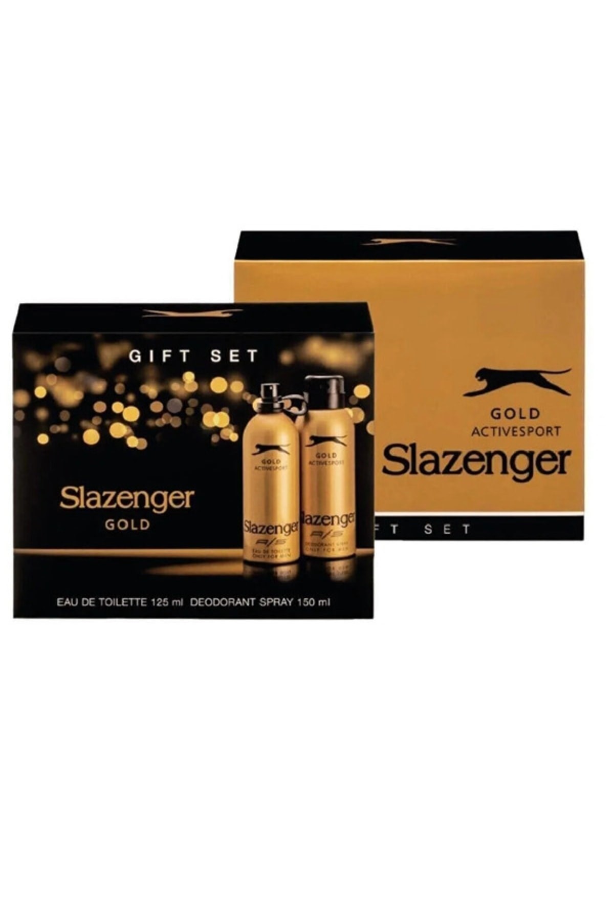 Slazenger  Erkek Karma Set 3 Lü Gold + Mavi + Yeşil Deodorant-Parfüm -  SLAZENGERKARMASET