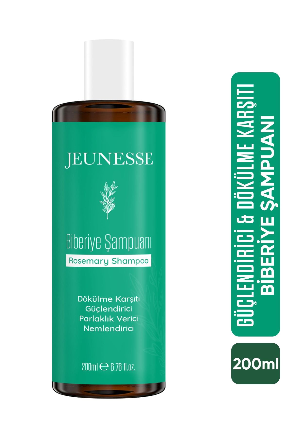 Biberiye Şampuanı Hızlı Saç Uzama Etkili Dökülme Karşıtı ve Güçlendirici | Rosemary Shampoo 200 ml