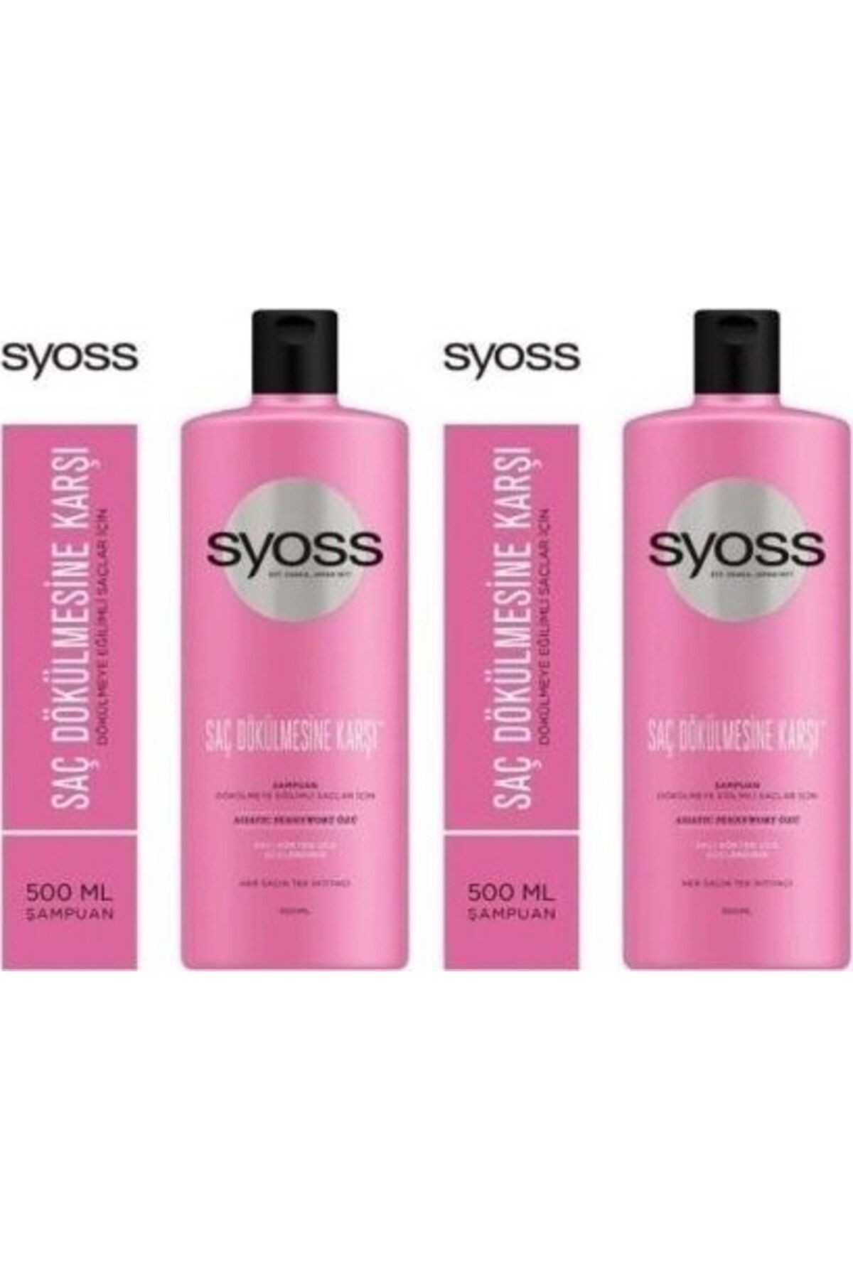 Şampuan Saç Dökülmesine Karşı 500 ml 2 Adet