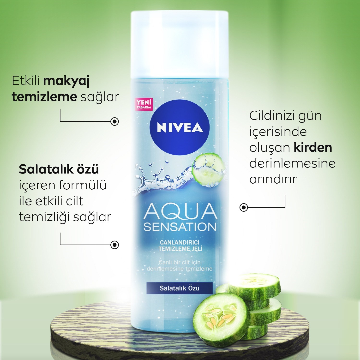 Nivea Aqua Sensation Temizleyici Jel