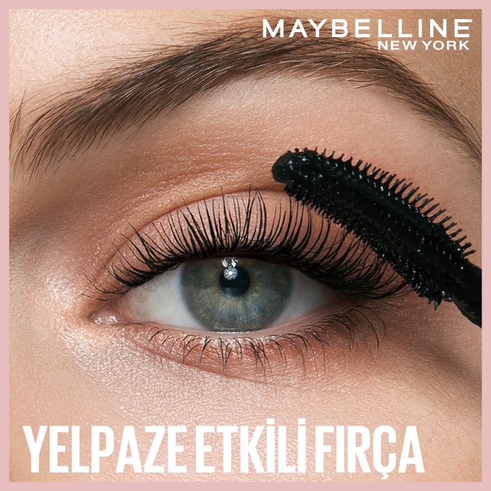 Maybelline New York Lash Sensational Yelpaze Etkili Siyah Maskara 1 Paket (1 x 9.5 ml)