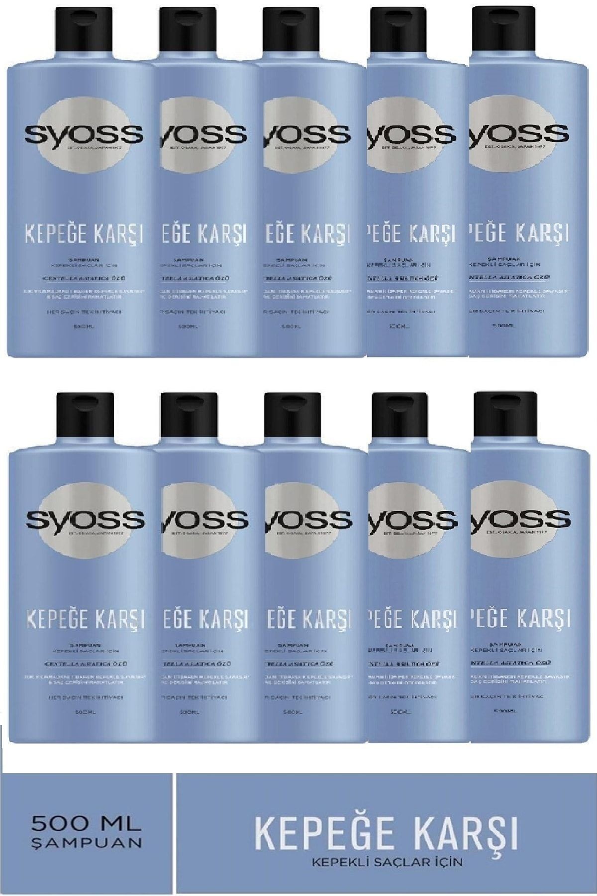 Kepeğa Karşi Şampuan 500 Ml X 10 Adet ( Koli )