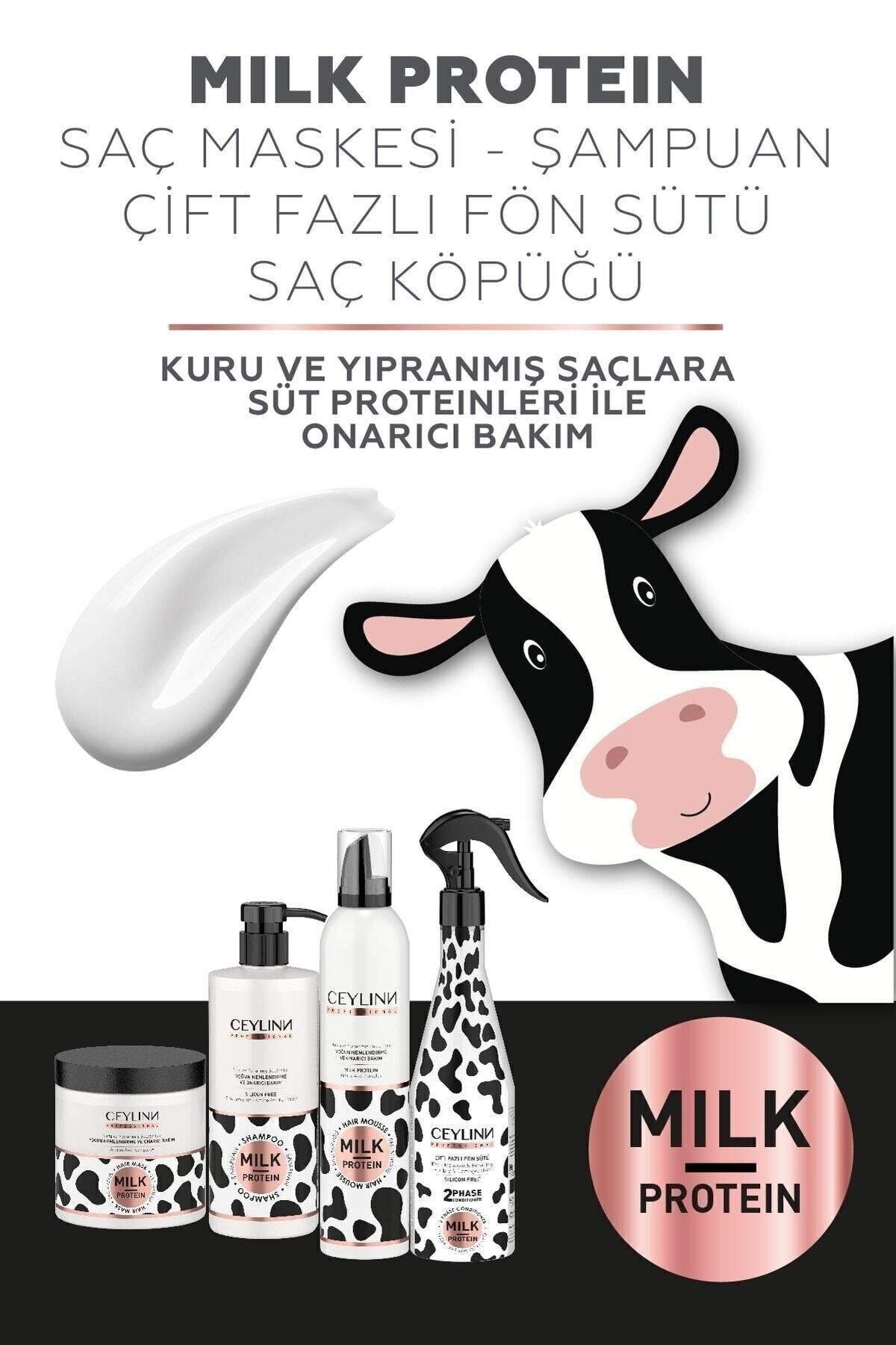 Ceylinn Yoğun Nemlendirme Milk Protein Şampuan 500 Ml..-