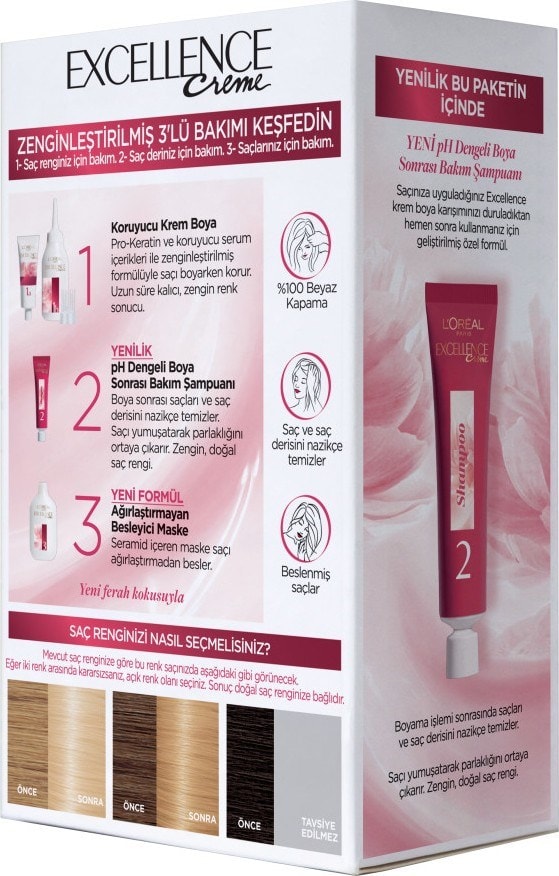 L'Oréal Paris Excellence Creme Saç Boyası - 10 Açık Sarı