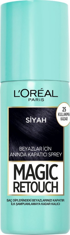L'Oréal Paris Magic Retouch Beyaz Dipleri Kapatıcı Sprey - Siyah