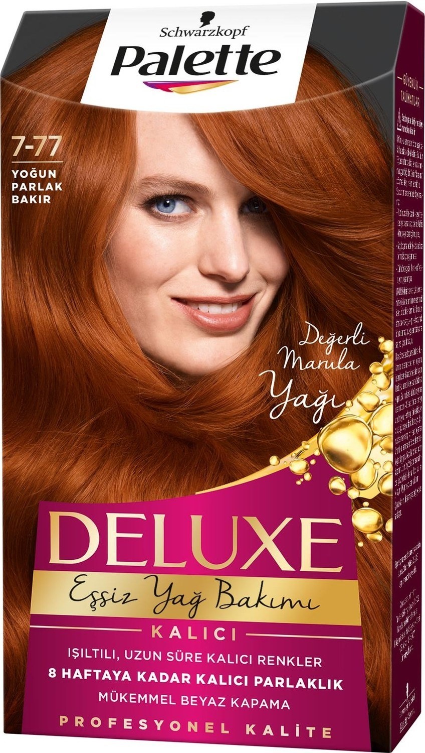  Palette Deluxe 7-77 Yoğun Parlak Bakır Saç Boyası