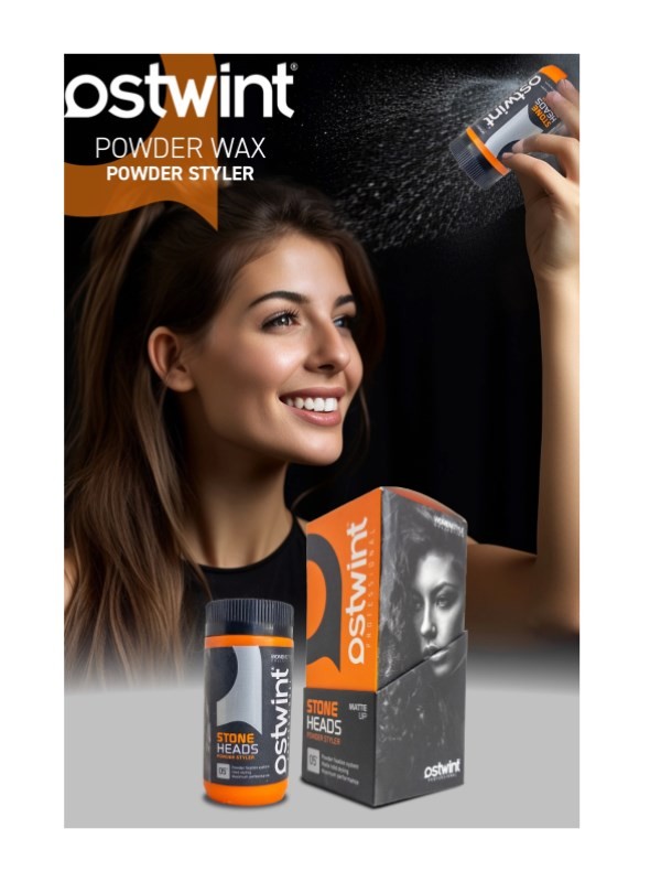 Ostwint Pudra Wax 20ML Turuncu Saç Pudrası Stone Heads No:5 x 2 Ad