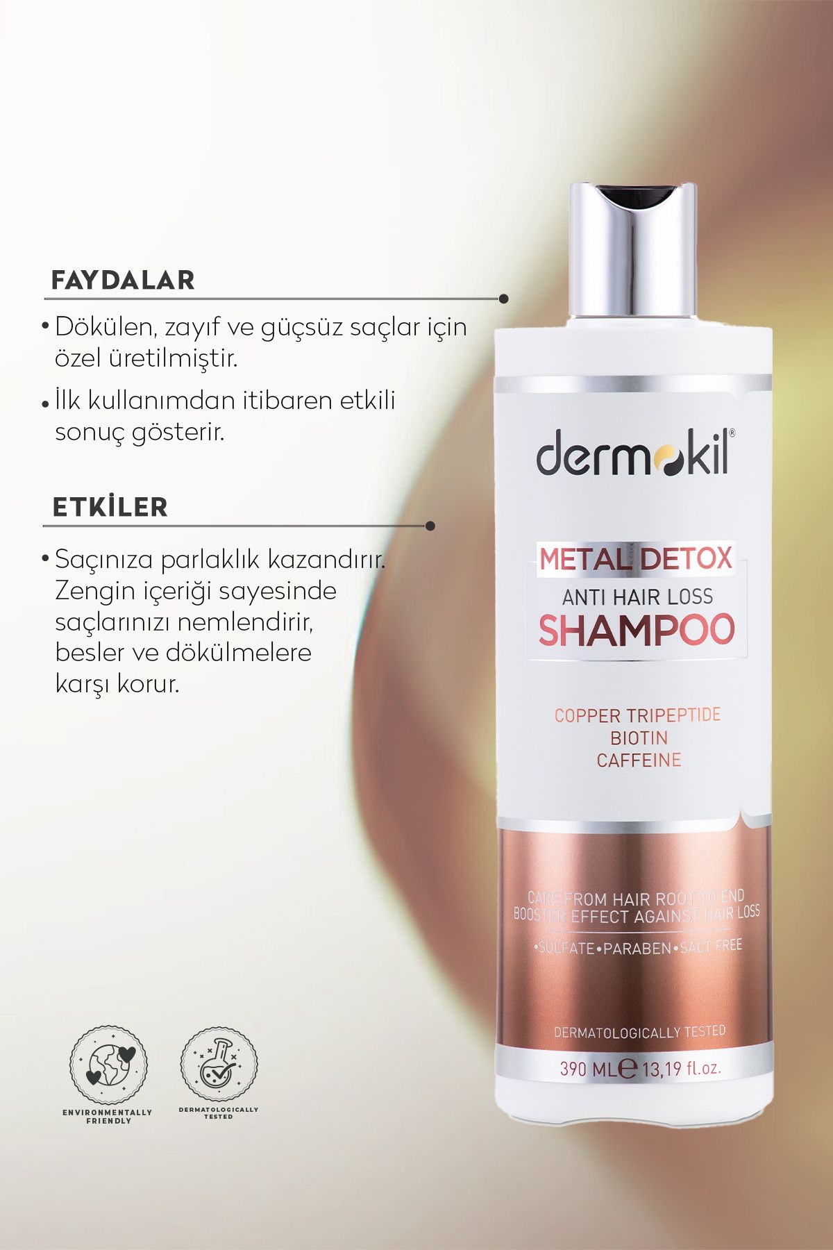 Metal Detox Dökülme Karşıtı Şampuan 390 ml