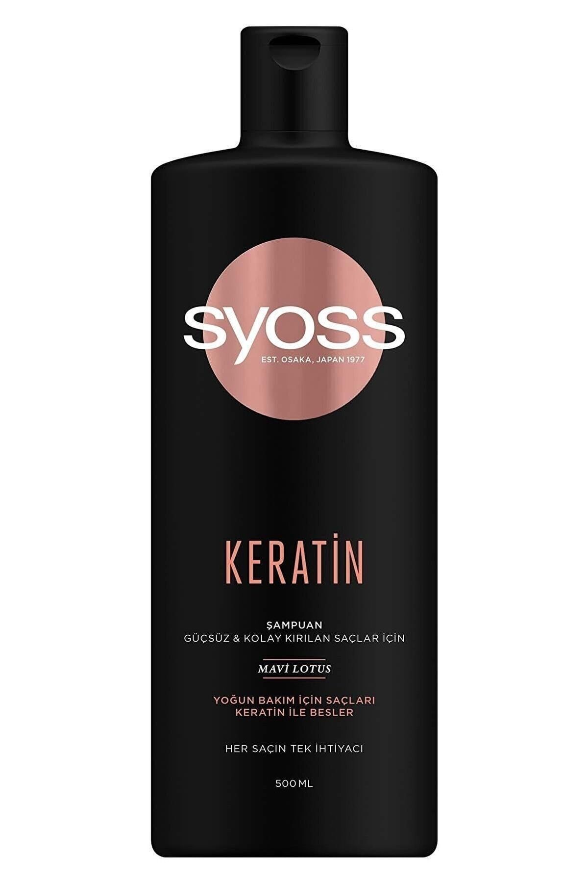 Keratinli Güçsüz & Kolay Kırılan Saçlar Için Şampuan 500 Ml X 10 Adet (koli )