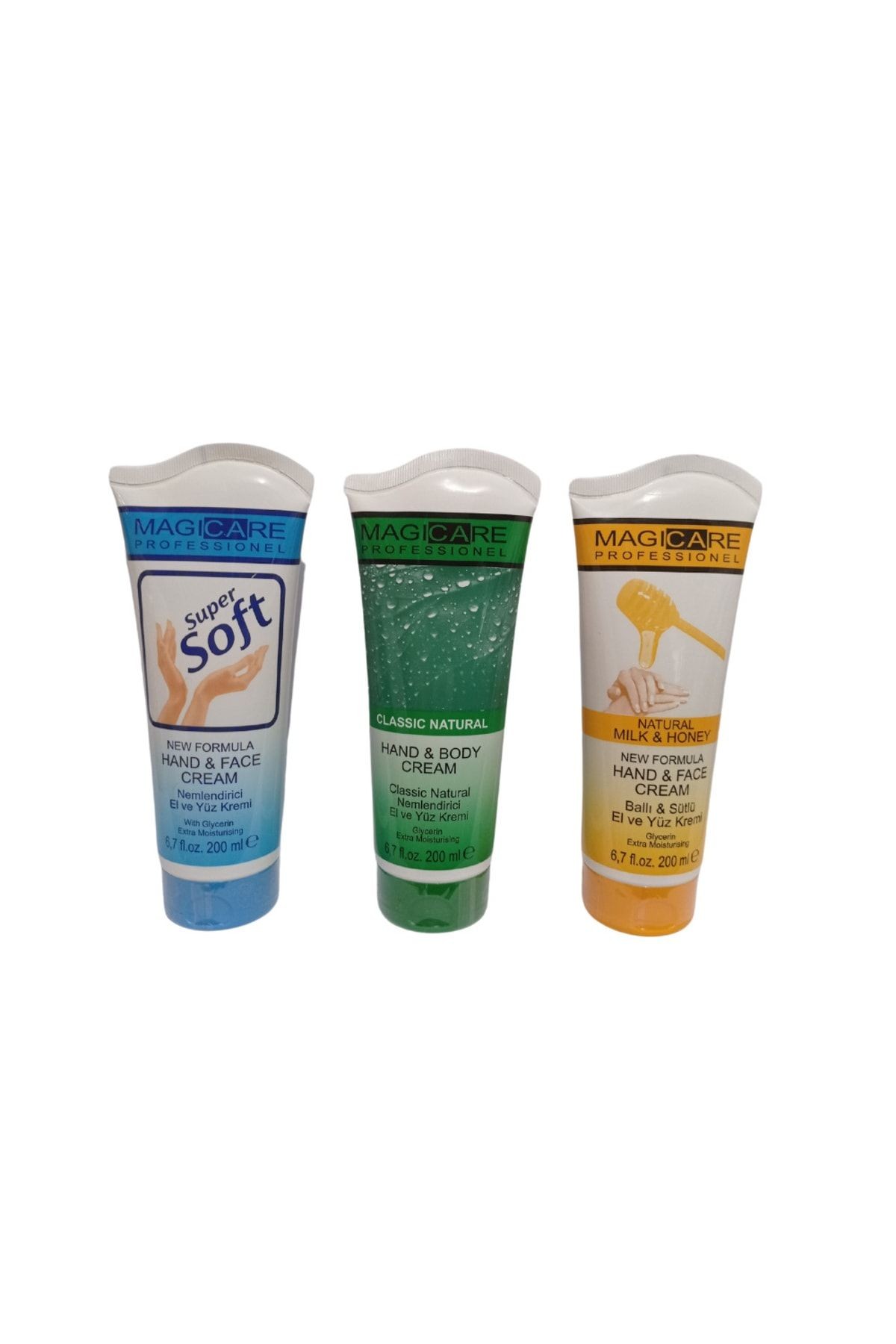 Classıc Natural+süt Ve Bal Özlü+soft Nemlendirici Nemlendirici El Ve Vücut Kremi 200 Ml 3