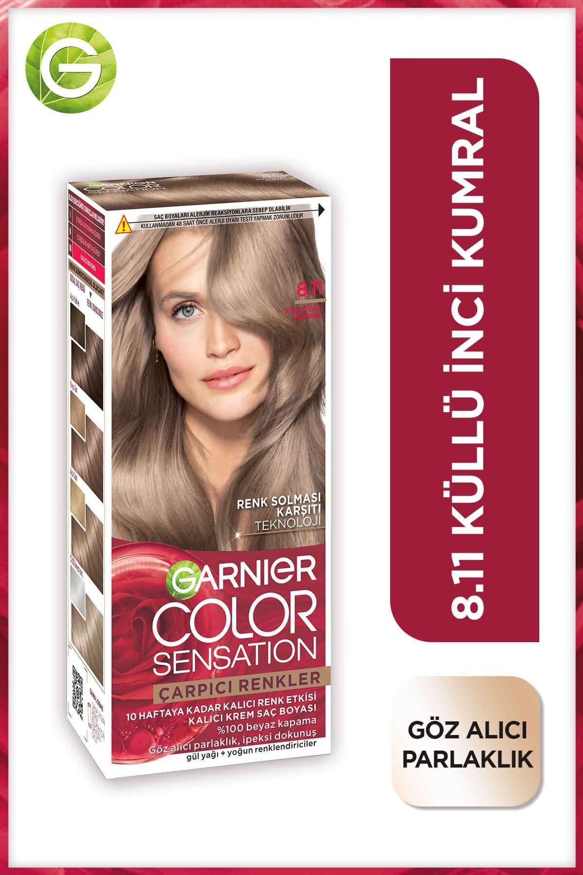 Garnier Çarpıcı Renkler 8.11 Küllü İnci Kumral