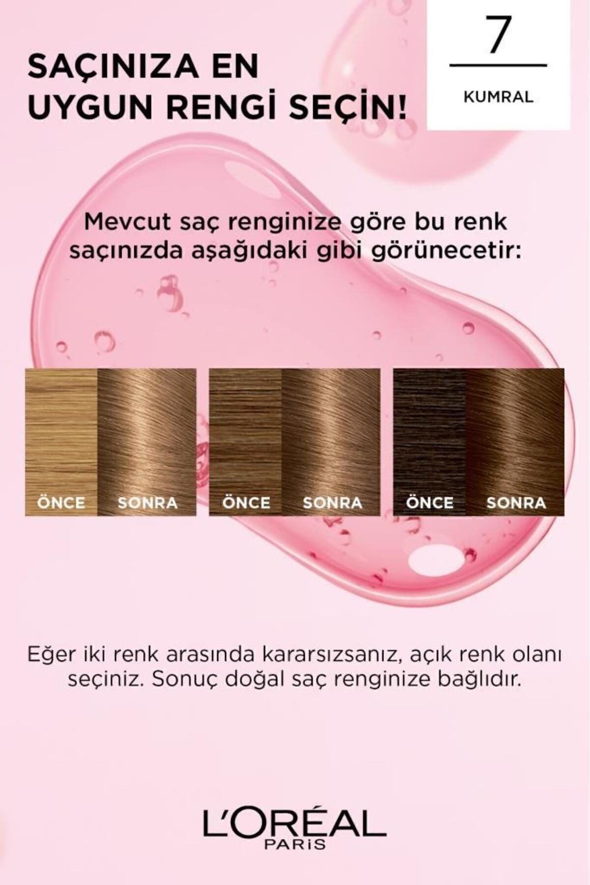 L'Oreal Paris Creme Saç Boyası 7 Kumral