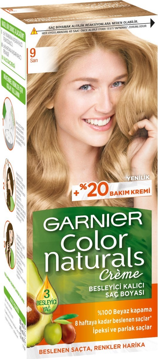 Garnier Color Naturals 9/0 - Sarı Saç Boyası