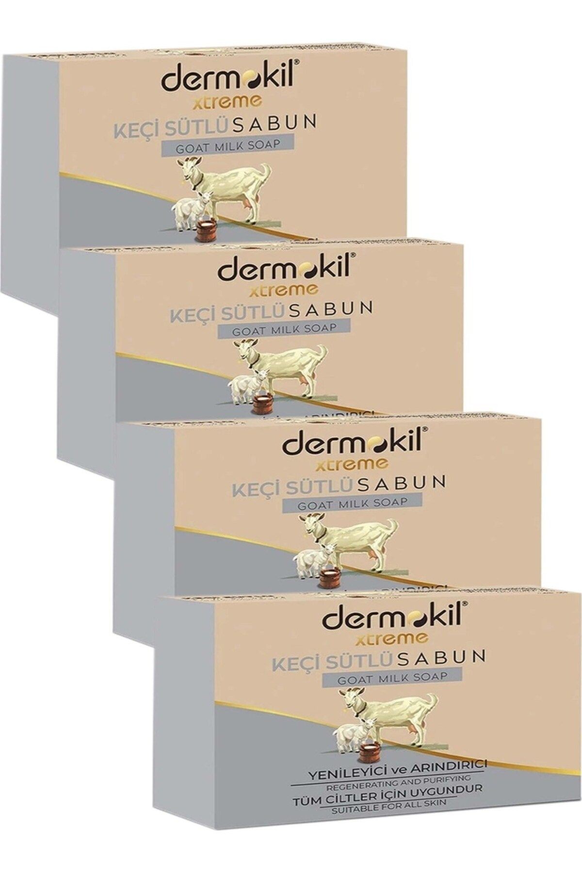 Dermokıl Sabun Kecı Sutlu 100GR 4'lü Paket