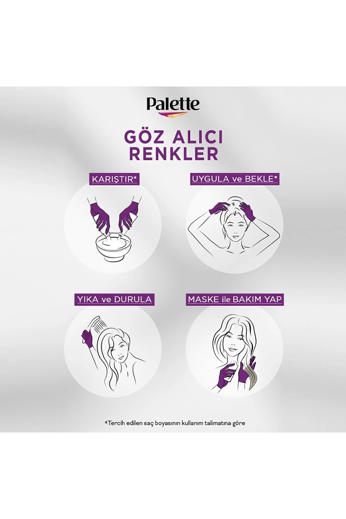 Palette Göz Alıcı Renkler Saç Boyası 1-1 Gece Mavisi