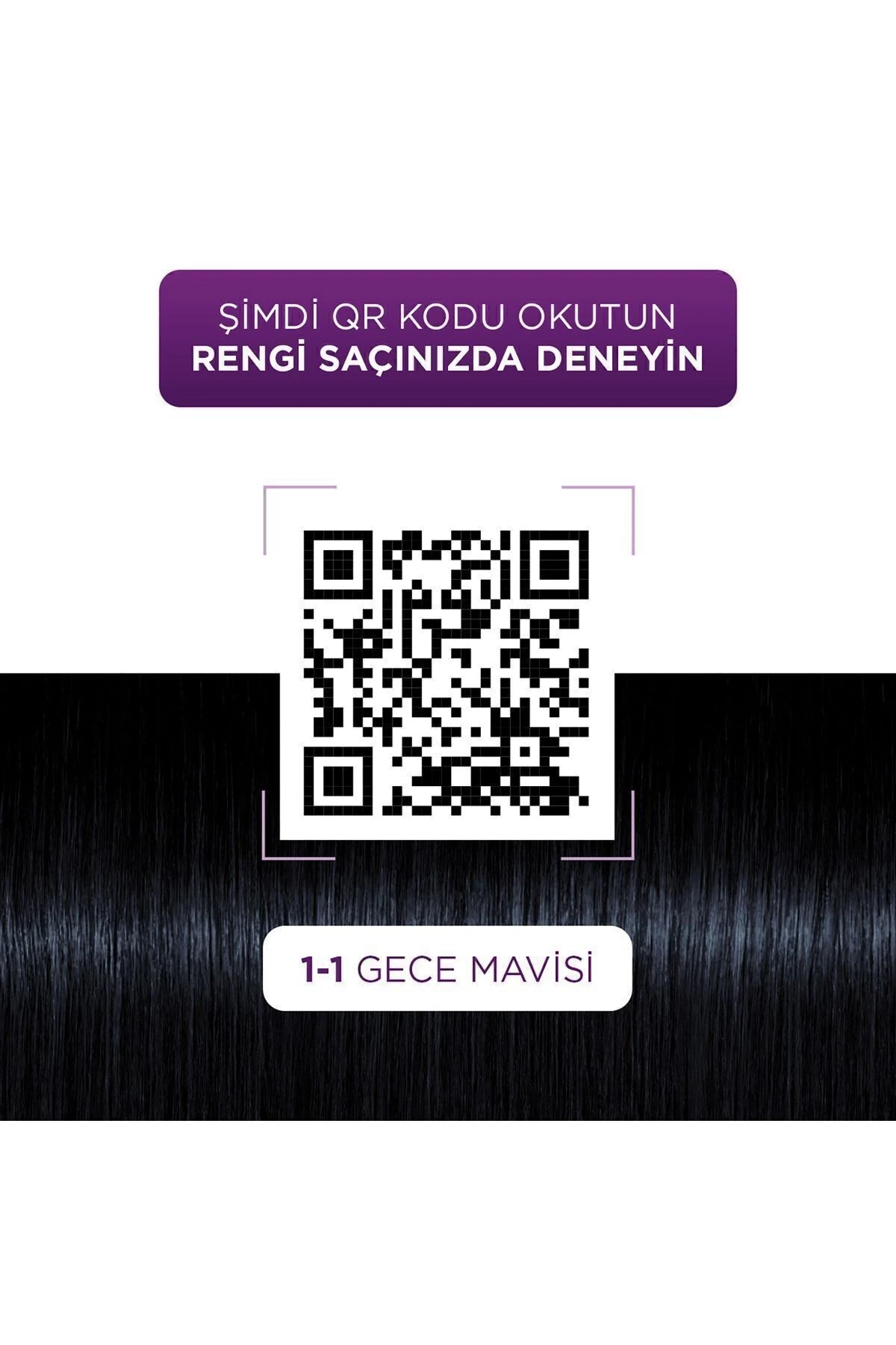 Palette Göz Alıcı Renkler Saç Boyası 1-1 Gece Mavisi