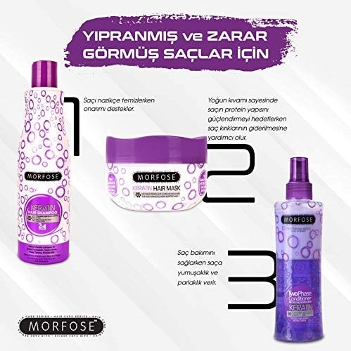 MORFOSE Şampuan 1000Ml (Mor) 1 Paket (1 x 1 Adet)