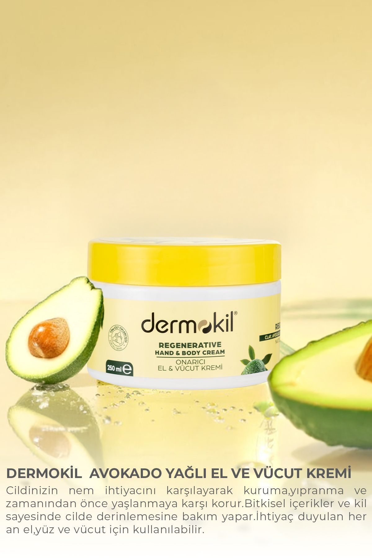 Avokado Özlü El Ve Vücut Kremi 250 Ml