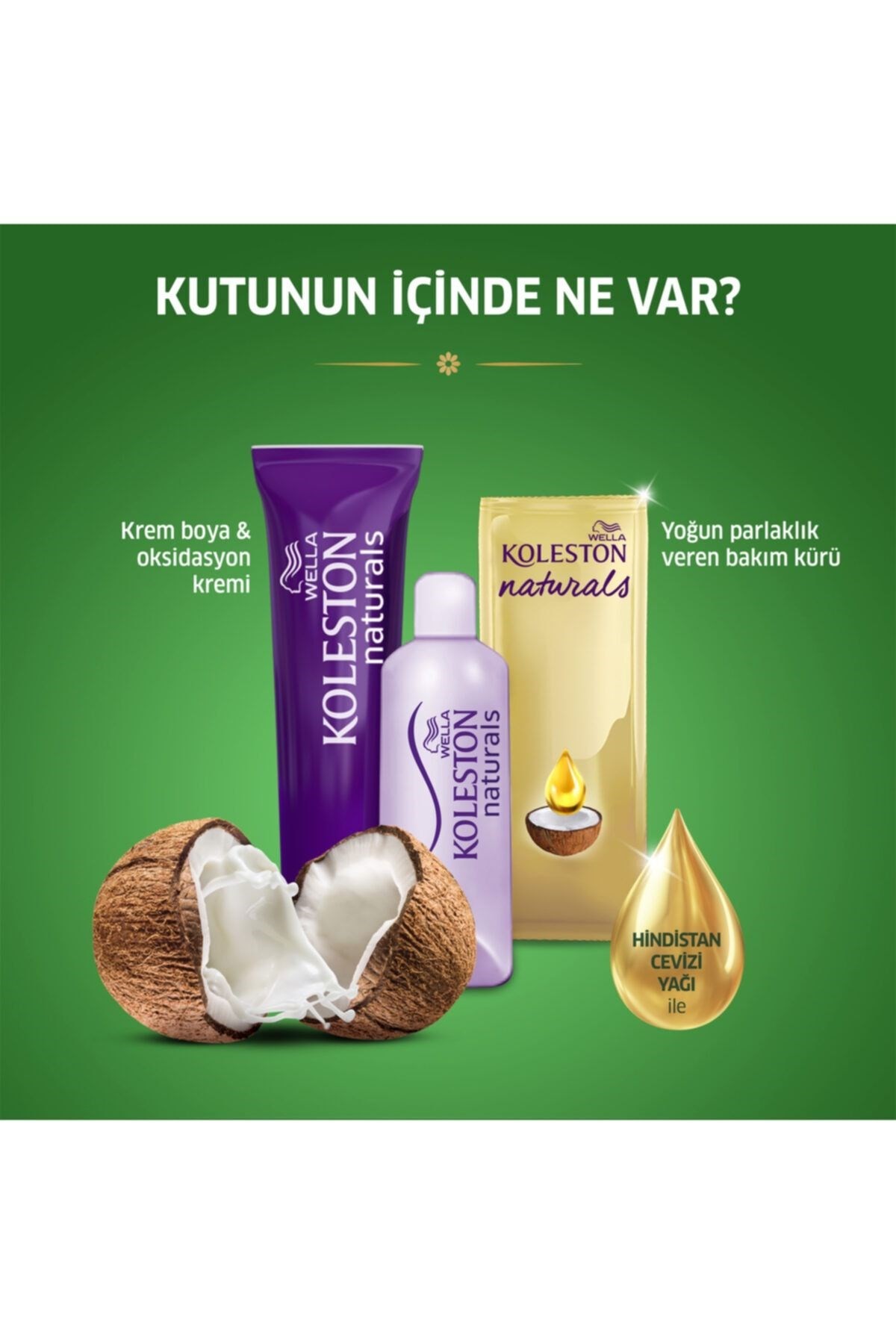 Wella Koleston Naturals Saç Boyası 7/3 Karamel Kumral